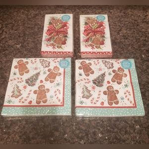 The Pioneer Woman Gingerbread Themed Disposable Napkins - 88 Count